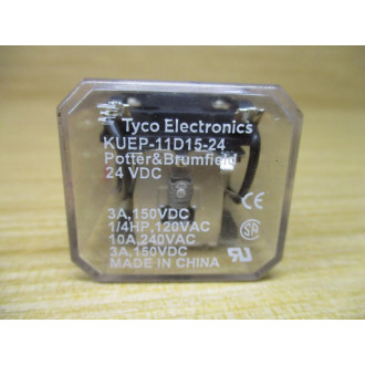 Tyco KUEP-11D15-24VDC Relay KUEP-11D15-24 - Used