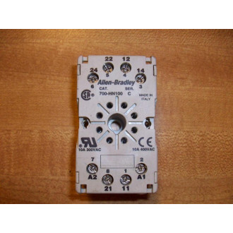 Allen Bradley 700-HN100 Relay Socket  700HN100 Series CD (Pack of 3) - Used