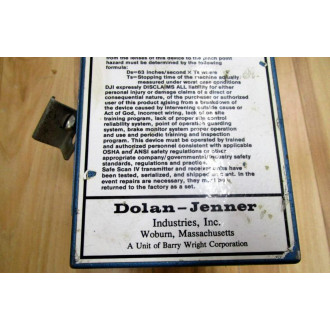 Dolan-Jenner SSIV-21 SafeScanTransmitter SSIV21 WO Key - Used