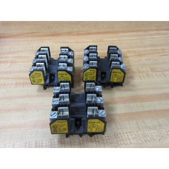 Bussmann R25030-3CR Fuse Holder R250303CR WDin Rail Mount (Pack of 3) - Used