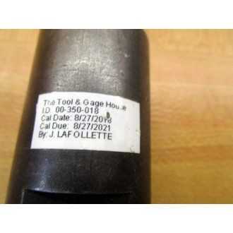 The Tool & Gage House 00-350-018 Tooling Gauge 00350018 - Used