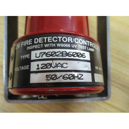Detectronic 606 DET Tronics U7602B6006 UV Fire DetectorController 002071-102 - Used