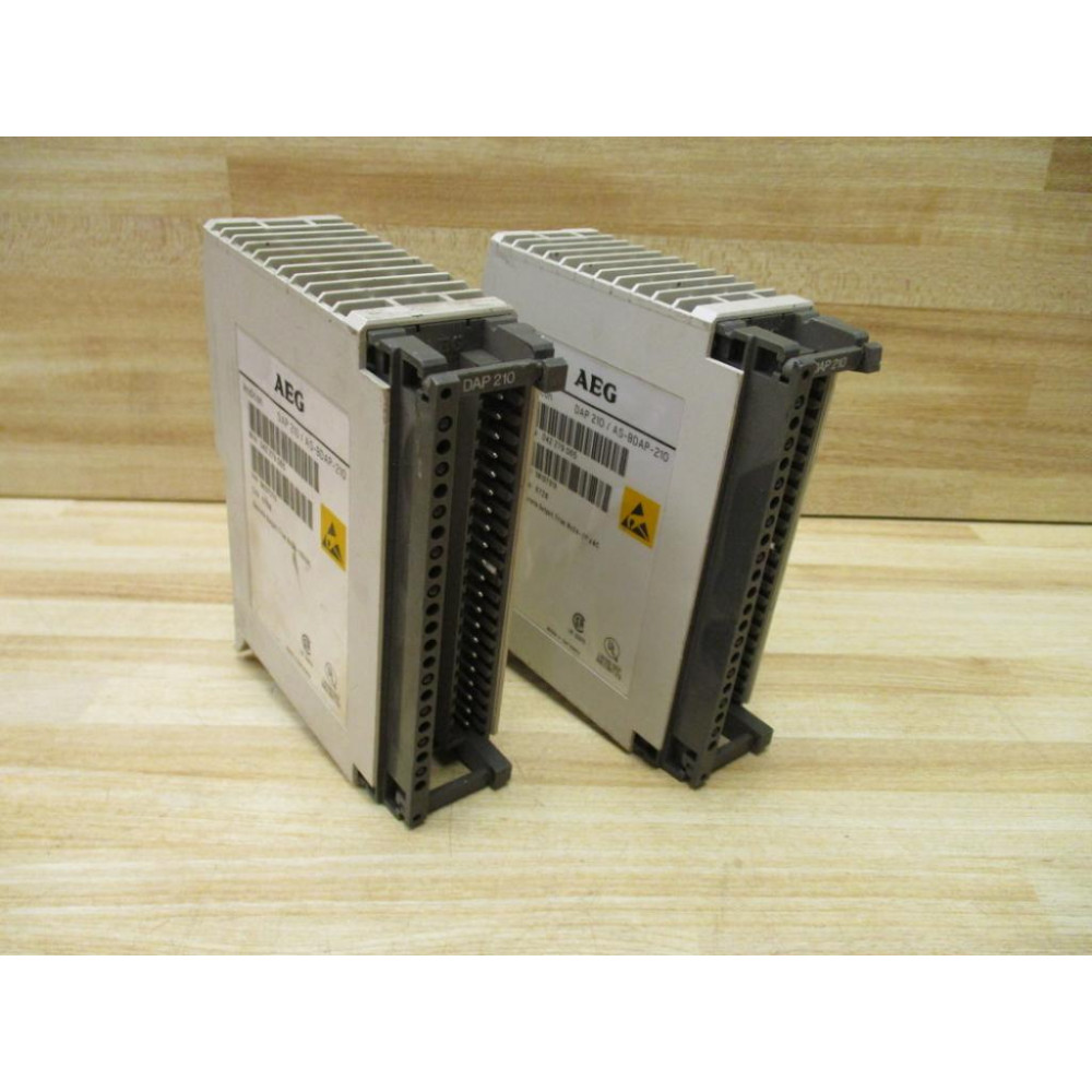 AEG DAP 210  AS-BDAP-210 Output Module DAP210 WO Screw Terminals (Pack of 2) - Used