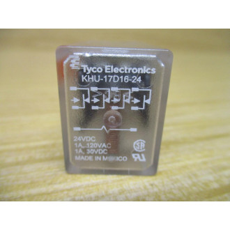 Potter & Brumfield KHU-17D16-24V DC Relay KHU17D16-24VDC - New No Box