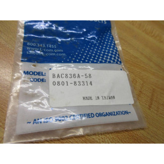 L-Com BAC836A-58 Coaxial Connector BAC836A58 (Pack of 4)