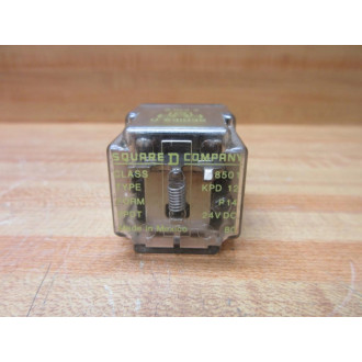 Square D 8501-KPD-12 Relay 8501KPD12 24 VDC - Used