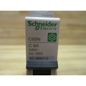Schneider C60N C 6A Merlin Gerin 6A Breaker Square D M9F11106 - New No Box