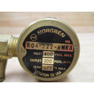 Norgren R04-222-RNKA Regulator R04222RNKA - Used