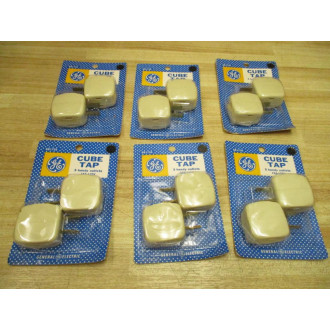 GE General Electric GE1735-22D Cube Tap GE1735 (Pack of 6)
