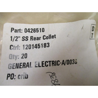 General Electric 0426510 Rear Collet (Pack of 20)