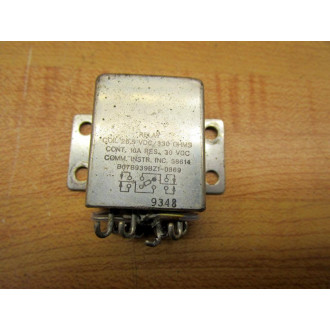 Comm. Inst. B07B939BZ1-0869 Relay B07B939BZ10869 - Used