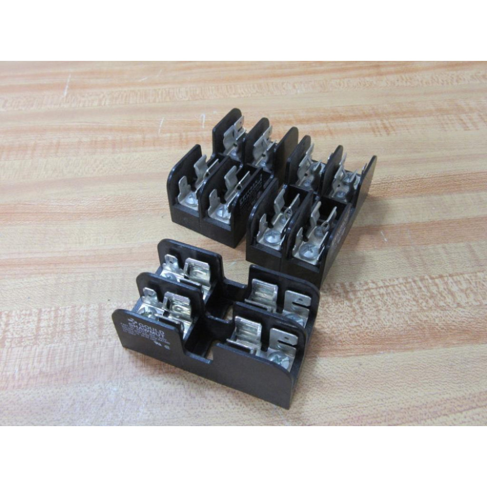 Gould Shawmut Ferraz 30312 Fuse Block 2 Pole (Pack of 3) - New No Box