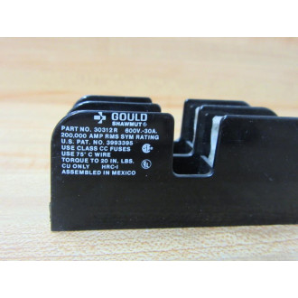 Gould Shawmut Ferraz Trionic 30312R Fuse Block (Pack of 3) - New No Box