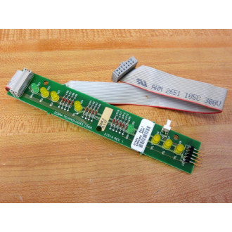 Zebra 31514 105SE Front LED PCB WRibbon Cable - Used