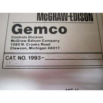 Gemco 1993-BCD-360-12-L-OC-X Resolver IO Module - Used