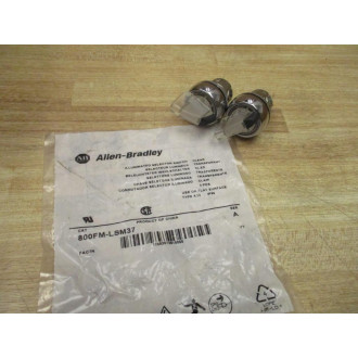Allen Bradley 800FM-LSM37 Clear Selector Switch 800FMLSM37 Series A (Pack of 2)