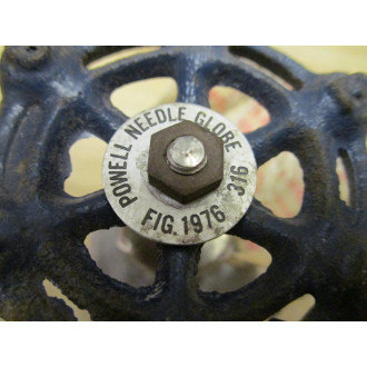 Powell Valve FIG.1976 Needle Globe Valve FIG1976 - Used