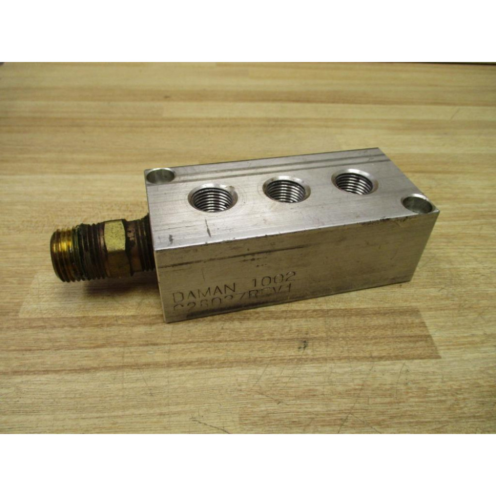 Daman C26037 Manifold Header Block - Used