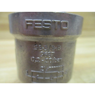 Festo SE-38-B Quick Exhaust Valve 9687 - New No Box