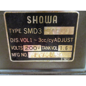 Showa SMD3 30F30 Lubrication System SMD330F30 WO Plastic Cover - Used
