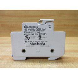 Allen Bradley 1492-FB1C30-L Fuse Holder 1492FB1C30L Series A (Pack of 2) - Used