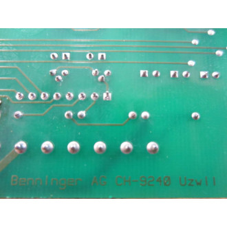 Benninger FU10151X Frequency Converter Board FU 10125 A60 - Used
