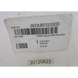 A03UR70200D Toner Collection Box Assy