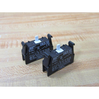 Sprecher + Schuh DE3-10 Contact Block DE310 690V~ 10A (Pack of 2) - New No Box