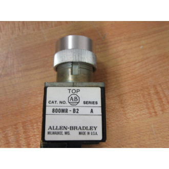 Allen Bradley 800MR-B2 Momentary Pushbutton Unit 800MRB2 Series C WContact