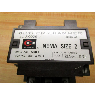 Cutler Hammer A10DG0 Contactor - Used
