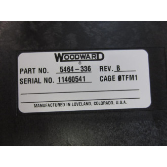 Woodward 5464-336 RTD 10Ω Module 5464336 Rev.B - Used
