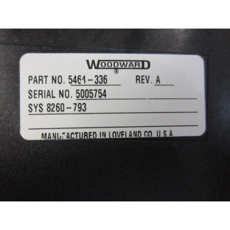 Woodward 5464-336 RTD 10Ω Module 5464336 Rev.A - Used