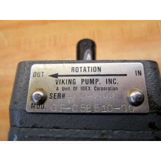 Viking Pump GP-052510-G0 Hydraulic Pump GP052510G0 - Used