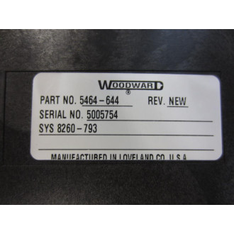 Woodward 5464-644 2C ACT Driver Module 5464644 - Used