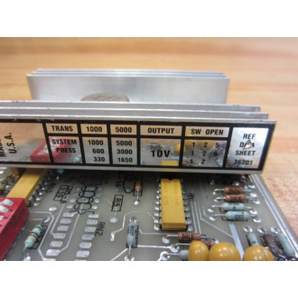 Oilgear L404563-506 P2 Amp Service Card L404563506 - Used