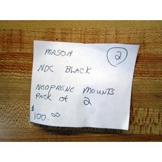 Mason NDC Neoprene Mounts (Pack of 2) - New No Box