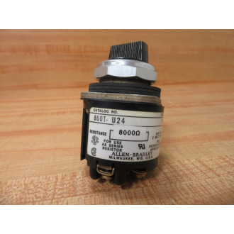 Allen Bradley 800T-U24 Potentiometer 800TU24 8000Ω - Used