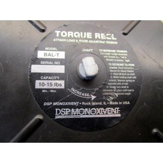 DSP Monoxivent BAL-T Torque Reel BALT - Used