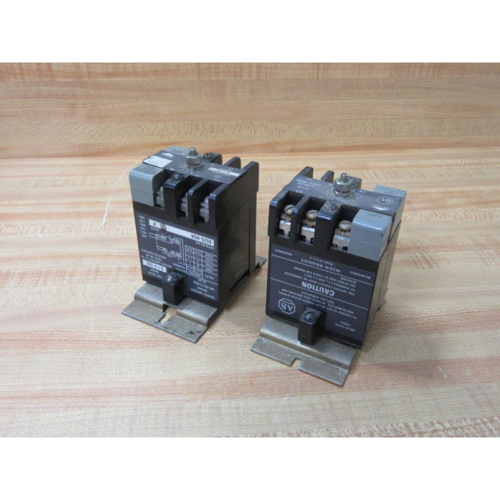 Allen Bradley 852S-NSA Timing Relay 852SNSA 0.1-5 Seconds Series F (Pack of 2) - Used