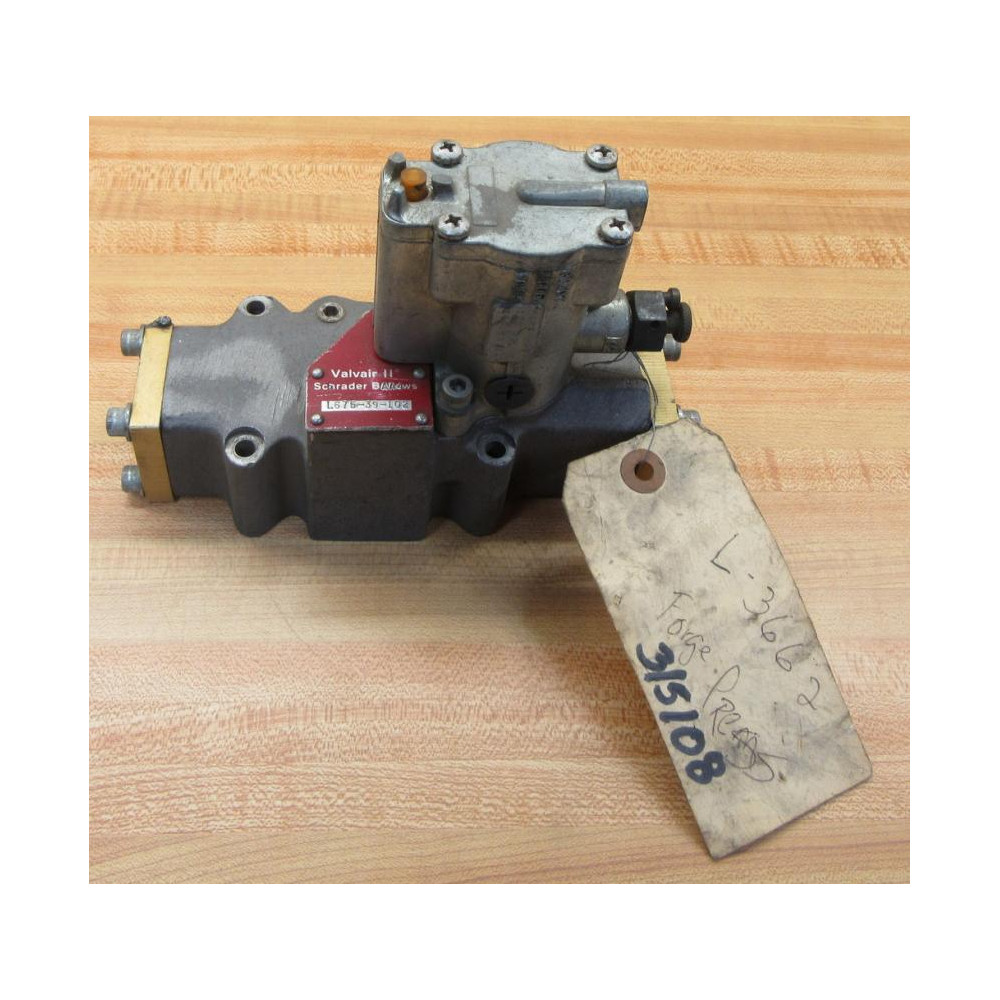 ValvairSchrader Bellows L675-39-102 Valve L67539102 - Used