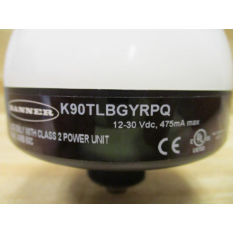 Banner K90TLBGYRPQ Domed Indicator Light - New No Box Banner K90TLBGYRPQ Domed Indicator Light - New No Box