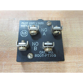 Allen Bradley 800T-PT16G Green Pilot Light Contact Only - New No Box