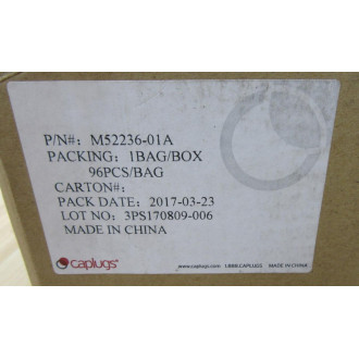Caplugs M52236-01A Silicone M5223601A (Pack of 96)