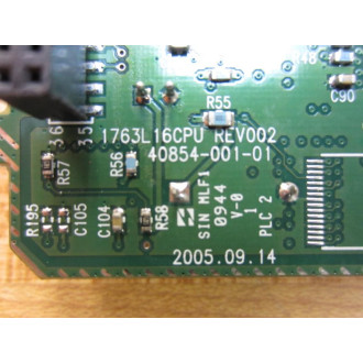 Allen Bradley 40854-001-01 Circuit Board 1763L16CPU Will Not Boot-Up - Parts Only