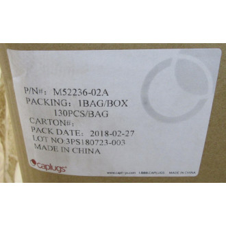 Caplugs M52236-02A Silicone Paint Mask M5223602A (Pack of 130)