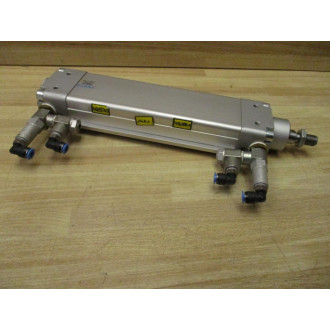 Festo DZH-40-140-PPV-A Cylinder 14051 DZH40140PPVA WCheck Valves - Used