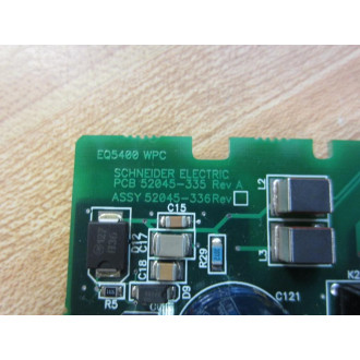 Schneider Electric 52045-335 EQ5400 WPC Board 52045-336 - Used