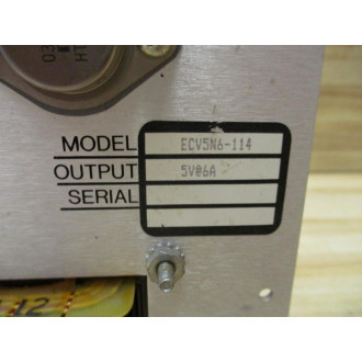 ACDC Electronics ECV5N6-114 Power Supply ECV5N6114 - Used