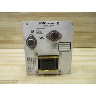 ACDC Electronics ECV5N6-114 Power Supply ECV5N6114 - Used