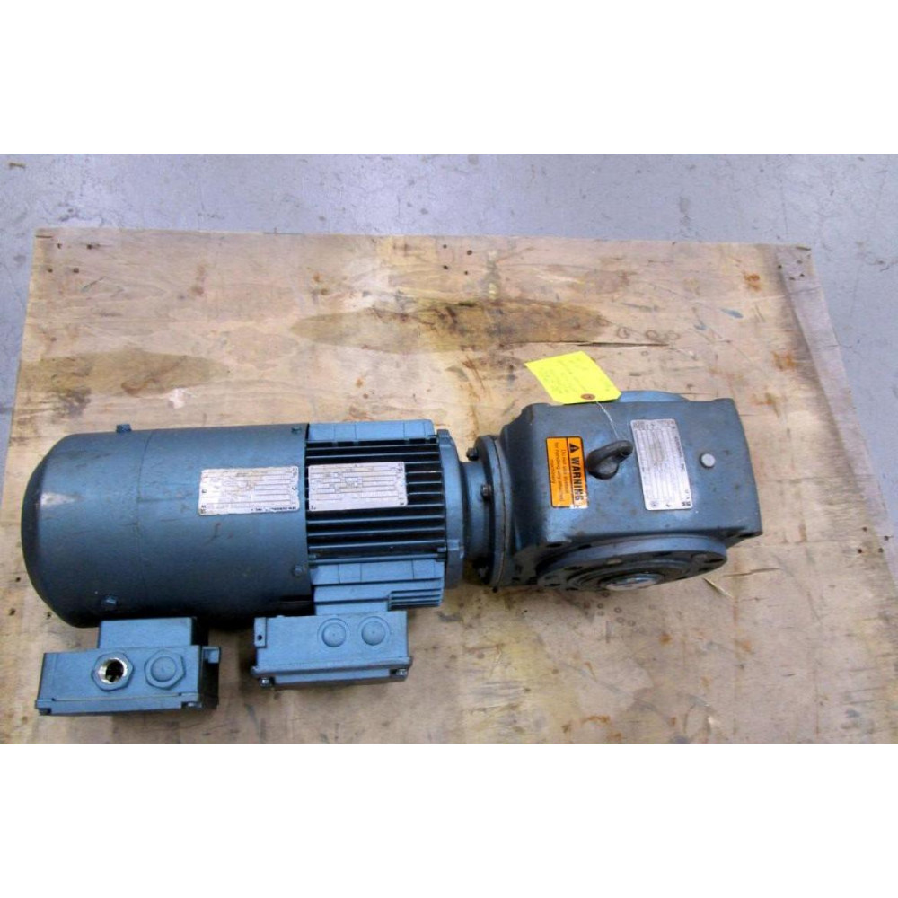 SEW-Eurodrive BVS90-100 PM-1823736 SA62DT90L4VSTH Motor WGearbox DFT90L4VSTH - Used